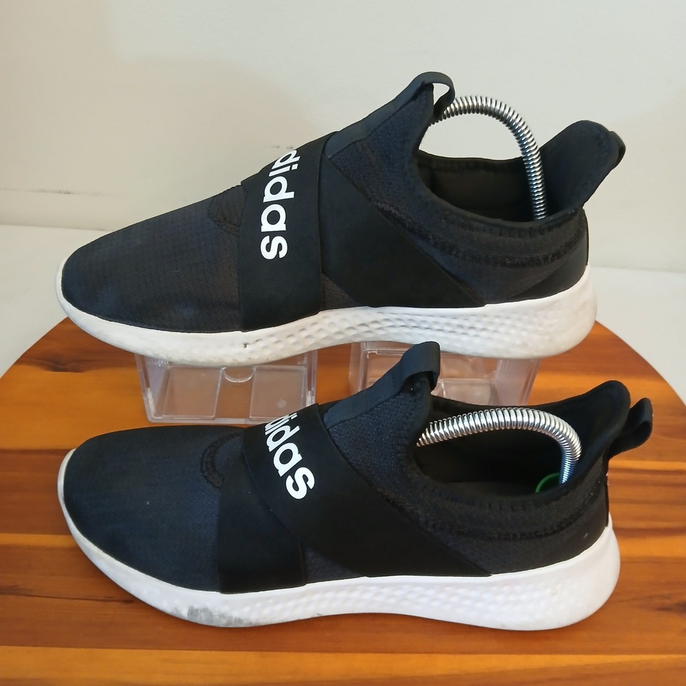 Adidas Puremotion Adapt Womens 9 Black Running Shoes Sneakers FX7326